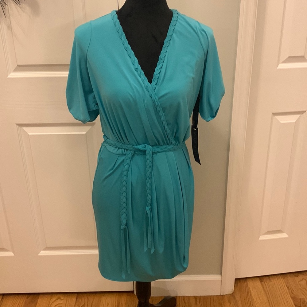 NWT Hale Bob Tie Waist Wrap Dress- Size S